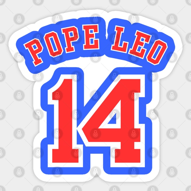 Pope-Leo-XIV Sticker by Creatifly Graphic Tees